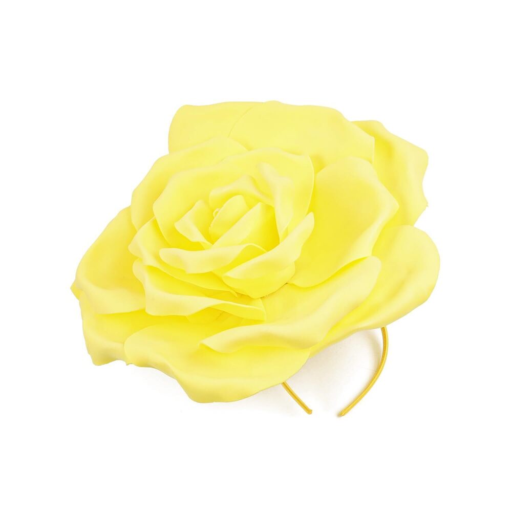 7292 Large Flower Fascinators Womens Derby Hat Wedding Prom Rose Fascinator